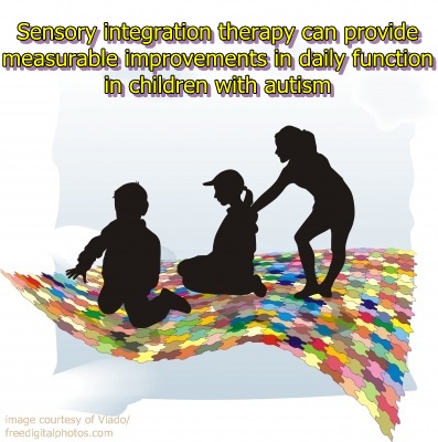 Sensory integration benefits children with autism